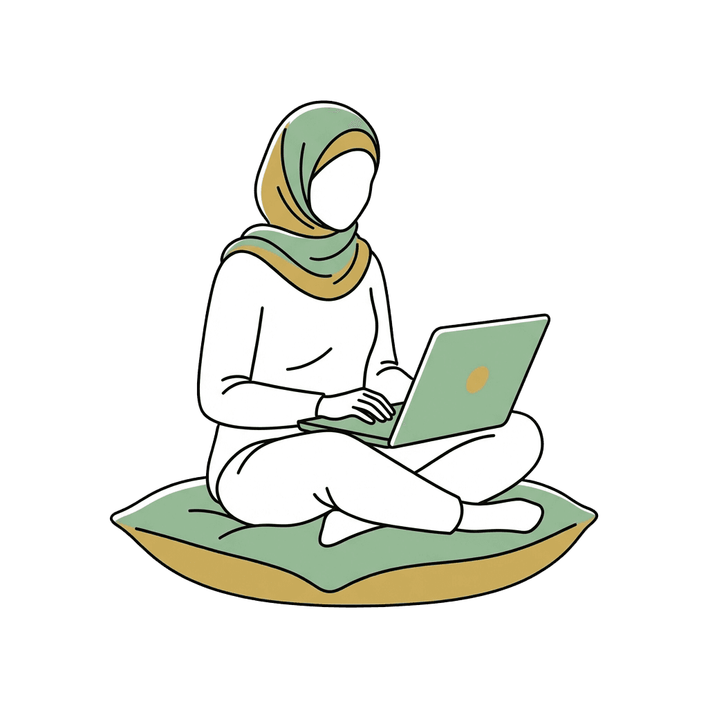 Muslim Woman Investing